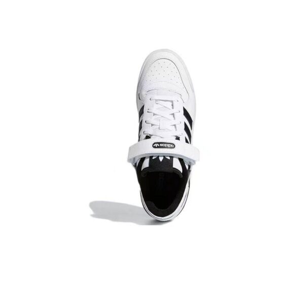 ⁦אדידס פורום - ADIDAS FORUM Low White/Black SNEAKERS⁩ – תמונה ⁦5⁩