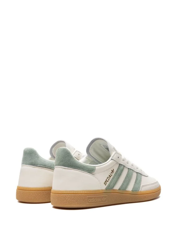 ⁦אדידס ספציאל- Adidas Handball Spezial Off White/Silver Green sneakers⁩ – תמונה ⁦3⁩