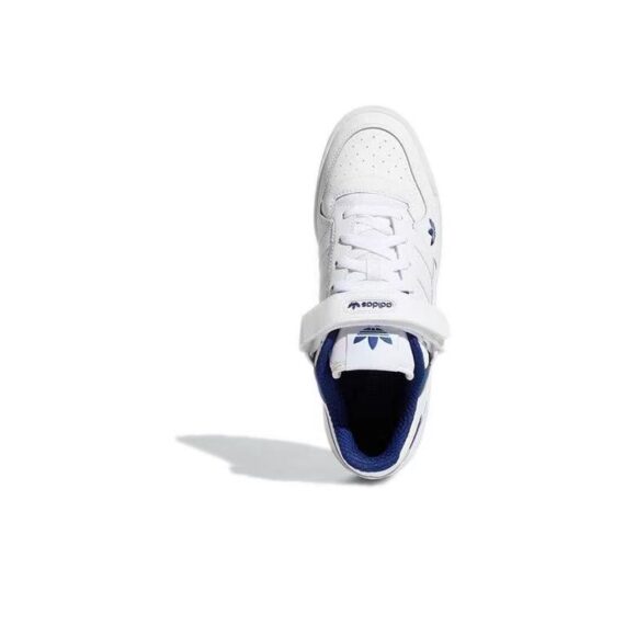 ⁦אדידס פורום - ADIDAS FORUM Low White Victory Blue SNEAKERS⁩ – תמונה ⁦5⁩