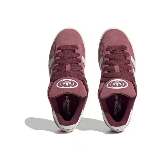 ⁦אדידס קמפוס- ADIDAS CAMPUSE Maroon/White⁩ – תמונה ⁦2⁩