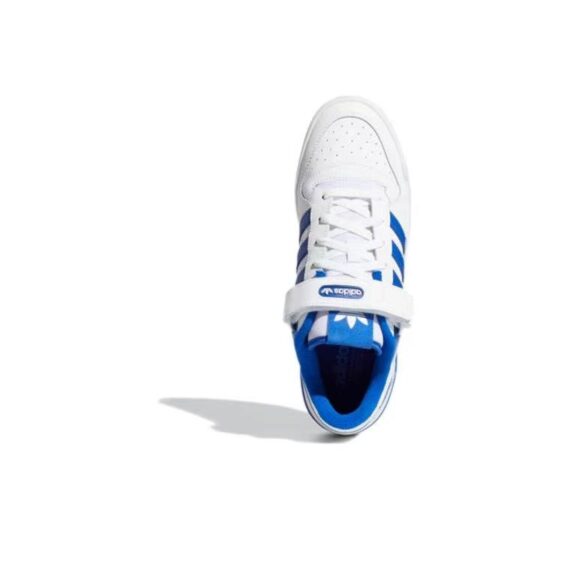 ⁦אדידס פורום - ADIDAS FORUM Low White/Team Royal Blue SNEAKERS⁩ – תמונה ⁦5⁩