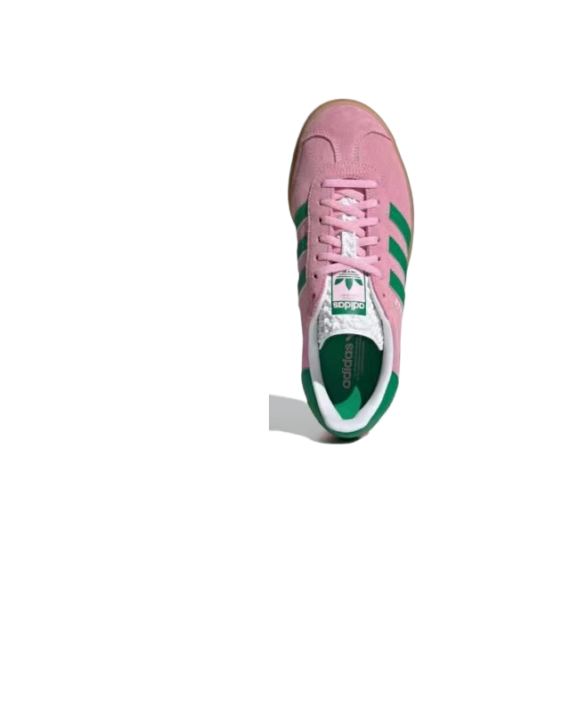 ⁦אדידס גאזל- ADIDAS GAZELLE BOLD SHOES Pink/Green⁩ – תמונה ⁦3⁩