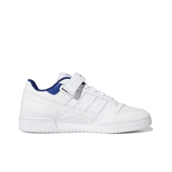 ⁦אדידס פורום - ADIDAS FORUM Low White Victory Blue SNEAKERS⁩ – תמונה ⁦2⁩