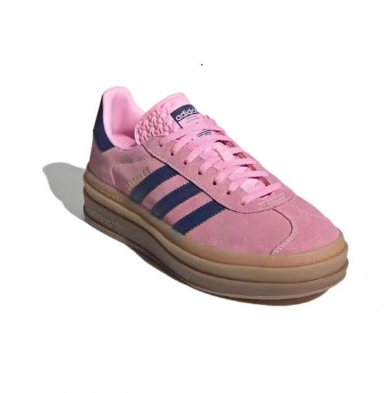 ⁦אדידס גאזל- ADIDAS GAZELLE BOLD SHOES Pink/Blue⁩ – תמונה ⁦5⁩