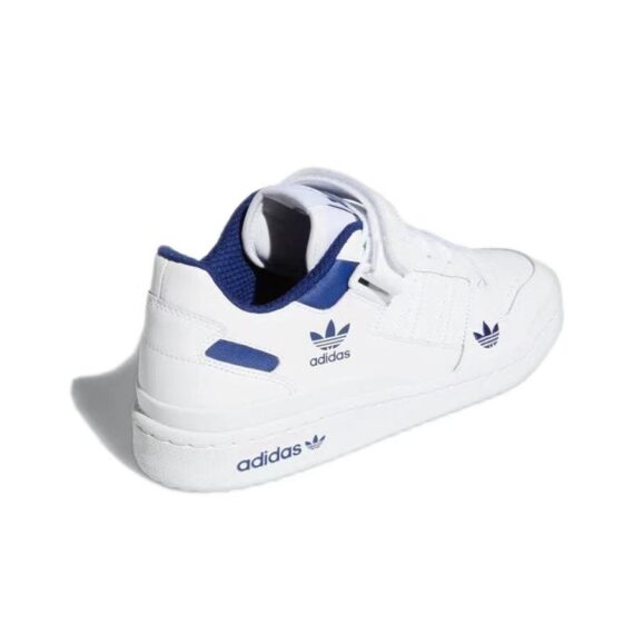 ⁦אדידס פורום - ADIDAS FORUM Low White Victory Blue SNEAKERS⁩ – תמונה ⁦4⁩