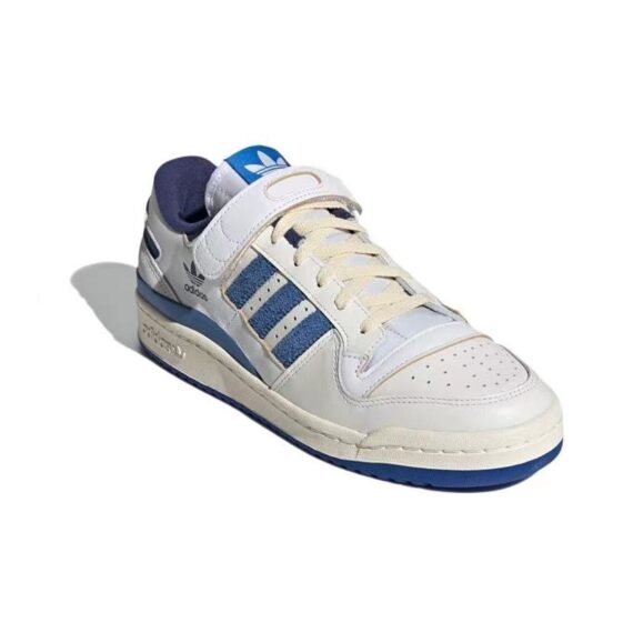 ⁦אדידס פורום - ADIDAS FORUM Low Grey/Blue SNEAKERS⁩ – תמונה ⁦3⁩