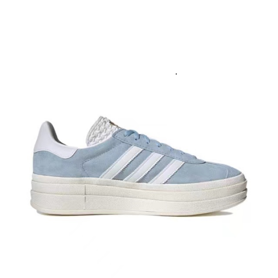 ⁦אדידס גאזל- ADIDAS GAZELLE BOLD SHOES Sky blue/white⁩ – תמונה ⁦2⁩