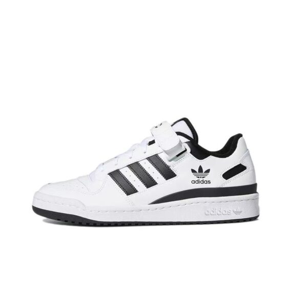 אדידס פורום - ADIDAS FORUM Low White/Black SNEAKERS