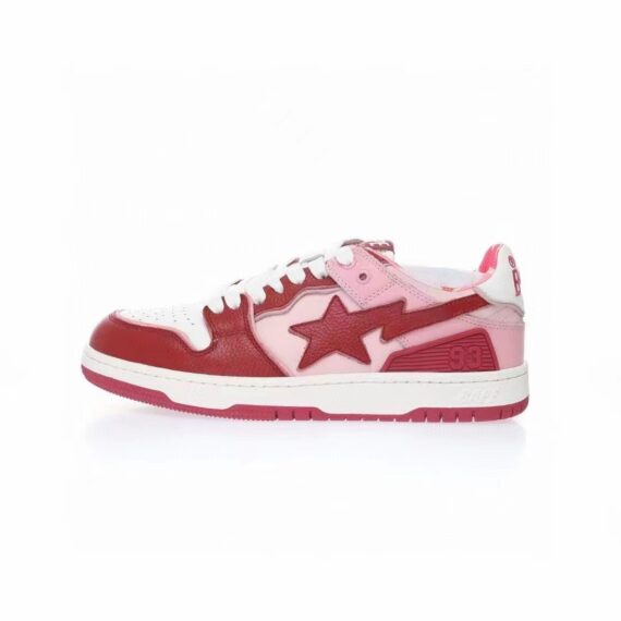 ⁦סניקרס BAPE M2 Red White⁩ – תמונה ⁦5⁩