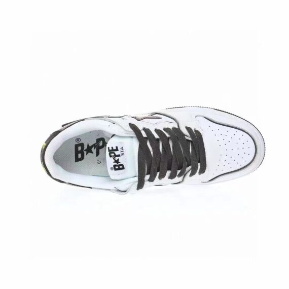 ⁦סניקרס BAPE M2 White Black⁩ – תמונה ⁦6⁩