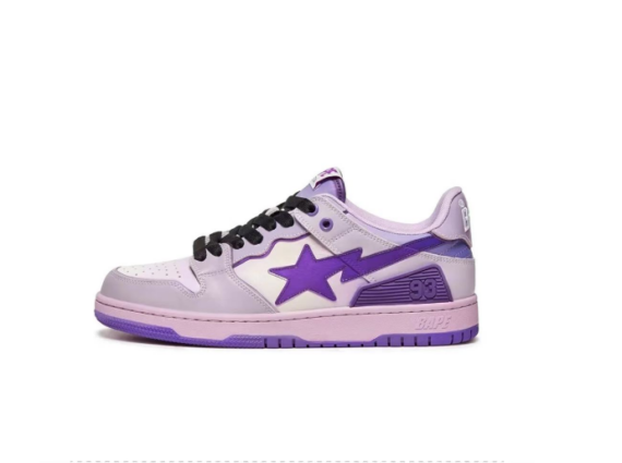 ⁦סניקרס BAPE M2 Gray Purple⁩ – תמונה ⁦2⁩