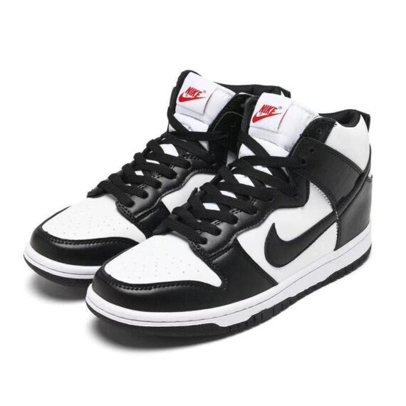 ⁦נייק דאנק- NIKE DUNK HIGH White Black⁩ – תמונה ⁦3⁩