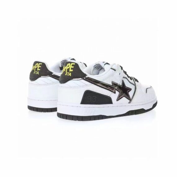 ⁦סניקרס BAPE M2 White Black⁩ – תמונה ⁦4⁩