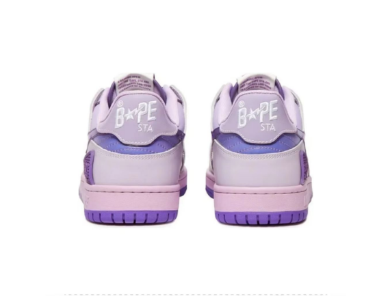 ⁦סניקרס BAPE M2 Gray Purple⁩ – תמונה ⁦4⁩