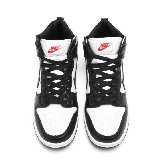 ⁦נייק דאנק- NIKE DUNK HIGH White Black⁩ – תמונה ⁦6⁩