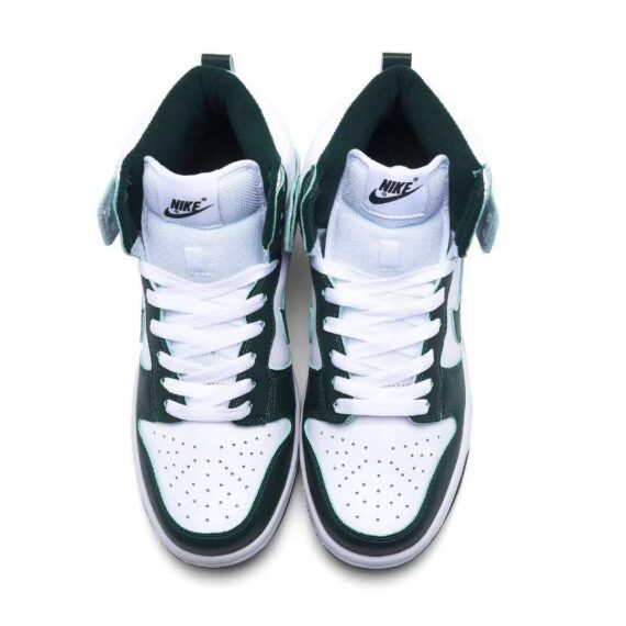 ⁦נייק דאנק- NIKE DUNK HIGH Green White⁩ – תמונה ⁦7⁩