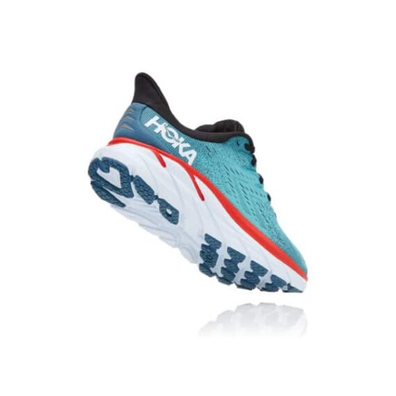 ⁦נעלי הוקה - HOKA Clifton 8 Blue Red⁩ – תמונה ⁦4⁩