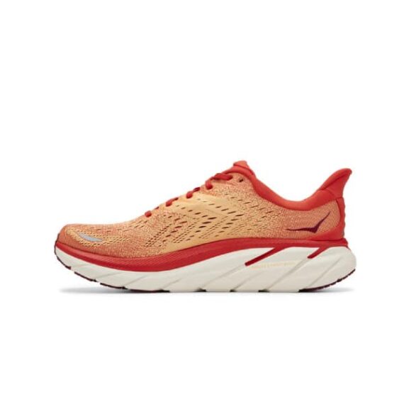 ⁦נעלי הוקה - HOKA Clifton 8 Red Yellow⁩ – תמונה ⁦4⁩