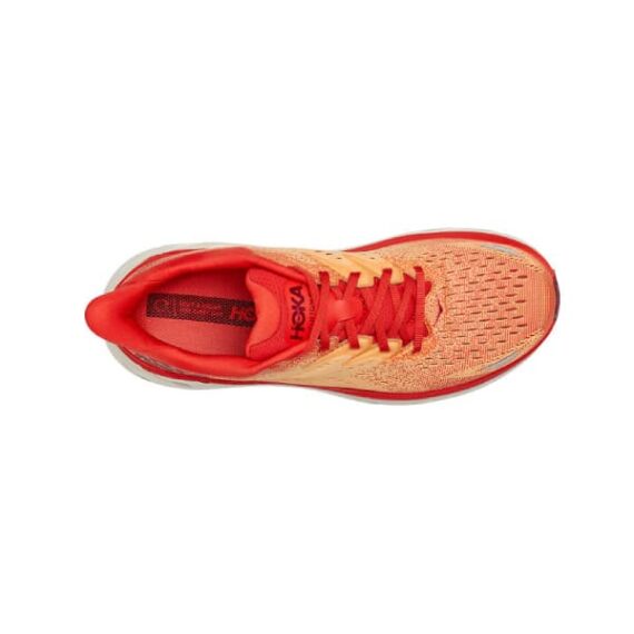 ⁦נעלי הוקה - HOKA Clifton 8 Red Yellow⁩ – תמונה ⁦3⁩