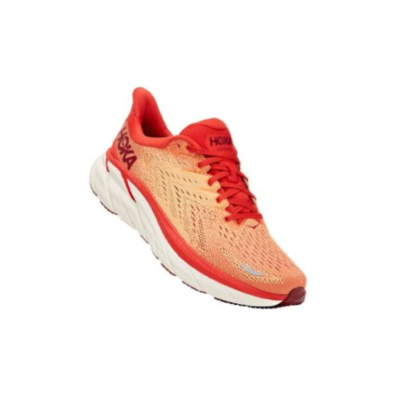 ⁦נעלי הוקה - HOKA Clifton 8 Red Yellow⁩ – תמונה ⁦6⁩