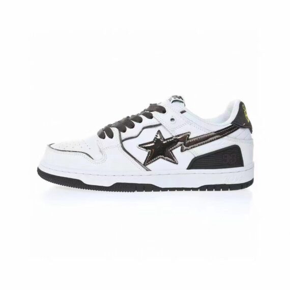 ⁦סניקרס BAPE M2 White Black⁩ – תמונה ⁦2⁩