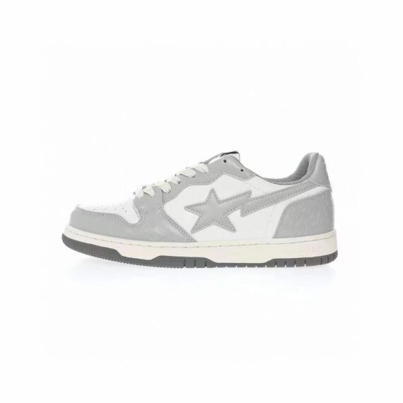 ⁦סניקרס BAPE M2 Gray White⁩ – תמונה ⁦7⁩