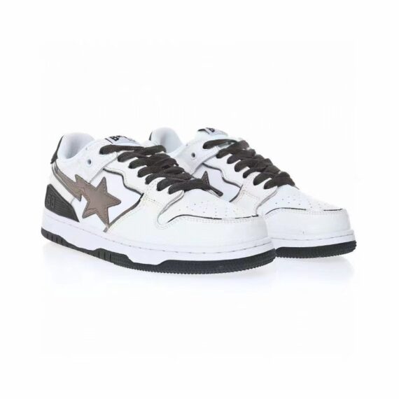 ⁦סניקרס BAPE M2 White Black⁩ – תמונה ⁦5⁩