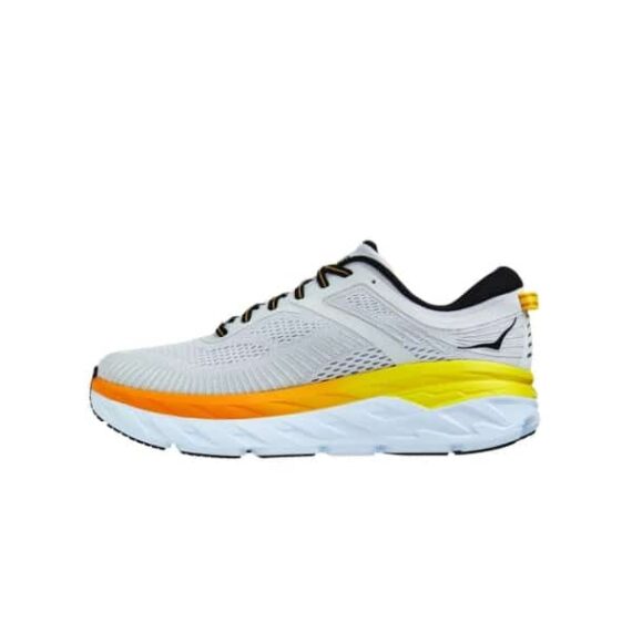 ⁦נעלי הוקה - HOKA Bondi 8 White Yellow⁩ – תמונה ⁦7⁩