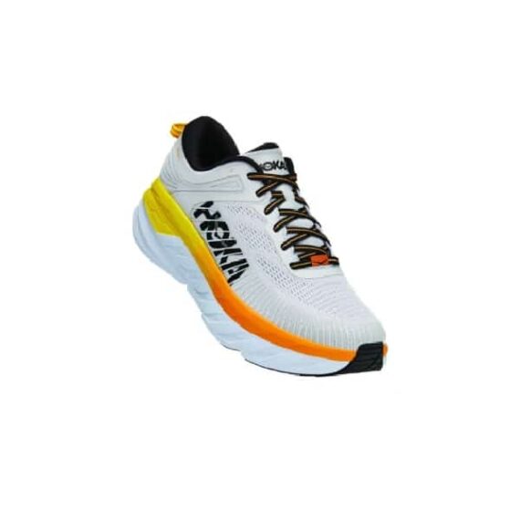 ⁦נעלי הוקה - HOKA Bondi 8 White Yellow⁩ – תמונה ⁦6⁩