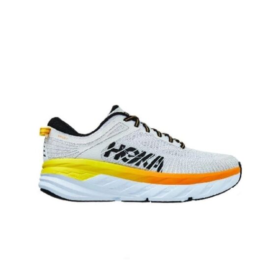 נעלי הוקה - HOKA Bondi 8 White Yellow