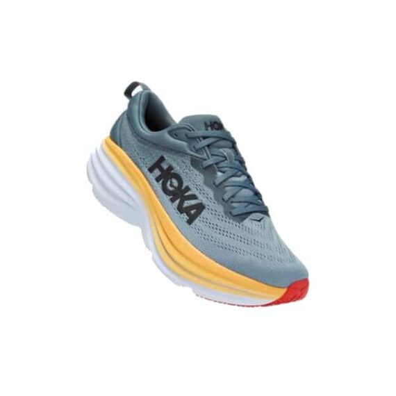 ⁦נעלי הוקה - HOKA Bondi 8 Grey Yellow⁩ – תמונה ⁦4⁩