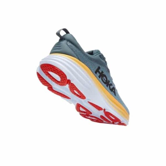 ⁦נעלי הוקה - HOKA Bondi 8 Grey Yellow⁩ – תמונה ⁦3⁩