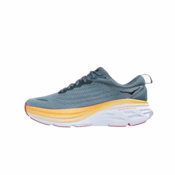 ⁦נעלי הוקה - HOKA Bondi 8 Grey Yellow⁩ – תמונה ⁦2⁩