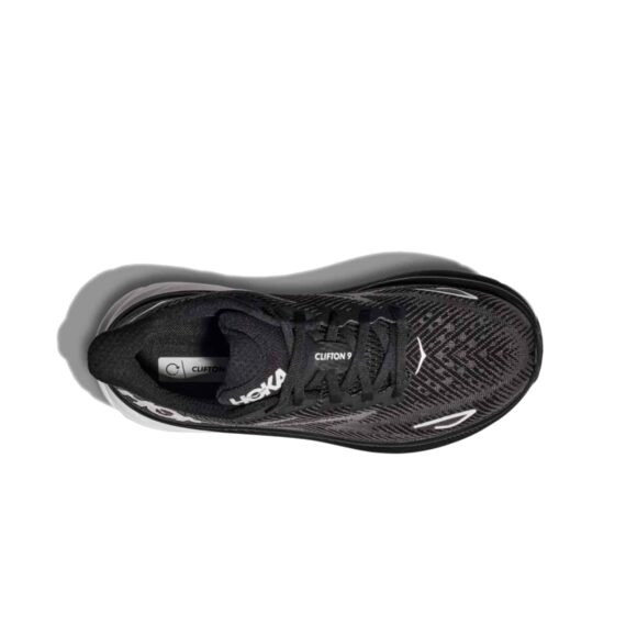 ⁦נעלי הוקה - HOKA Clifton 9 Black⁩ – תמונה ⁦3⁩