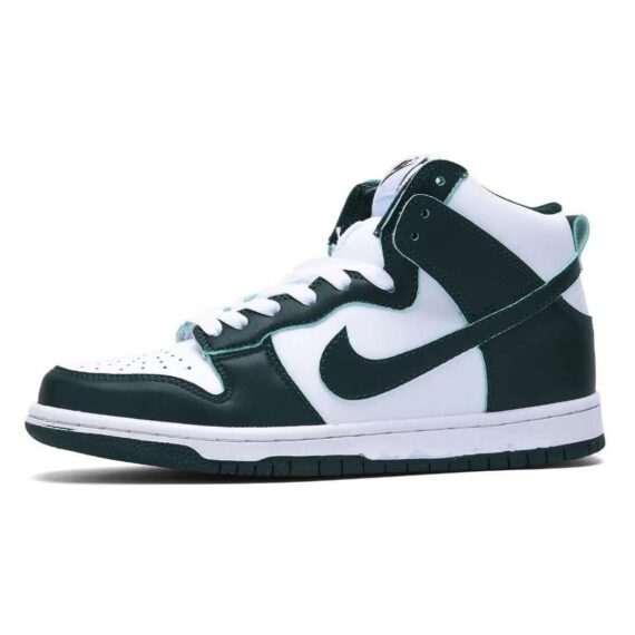 ⁦נייק דאנק- NIKE DUNK HIGH Green White⁩ – תמונה ⁦3⁩