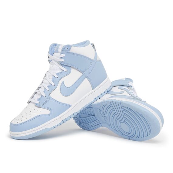 ⁦נייק דאנק- NIKE DUNK HIGH WHITE BLUE⁩ – תמונה ⁦2⁩