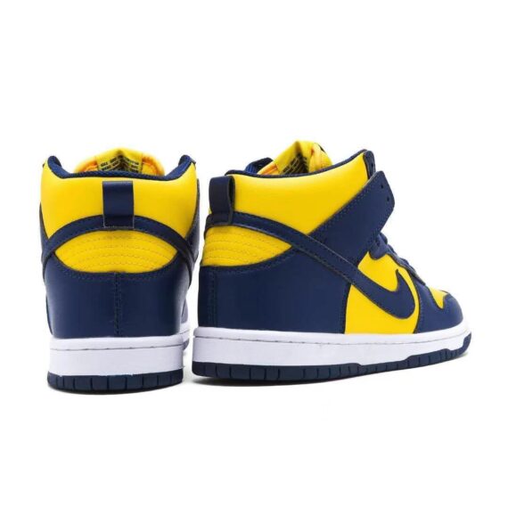 ⁦נייק דאנק- NIKE DUNK HIGH Yellow Blue⁩ – תמונה ⁦2⁩