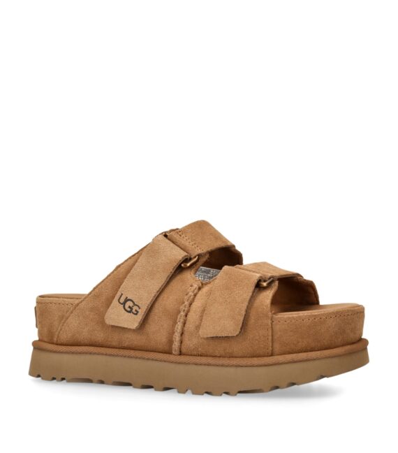 ⁦UGG  Suede Goldenstar Slide Sandals⁩ – תמונה ⁦4⁩