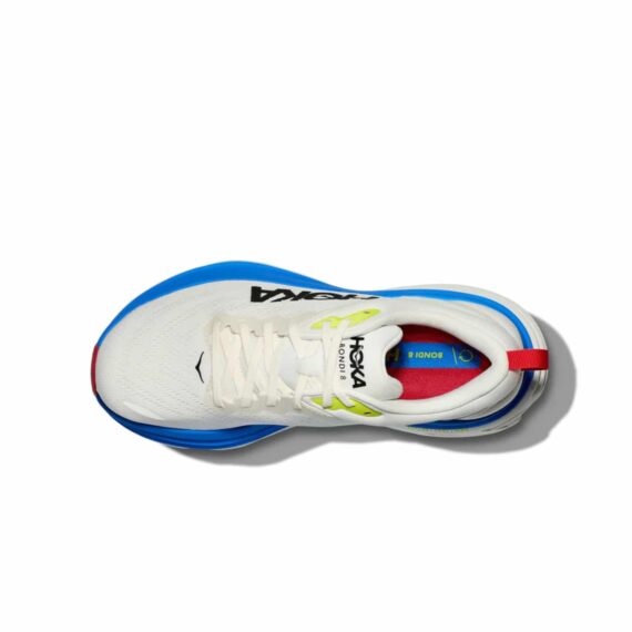 ⁦נעלי הוקה - HOKA Bondi 8 White Blue⁩ – תמונה ⁦4⁩