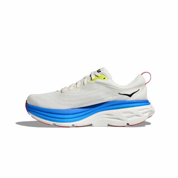 ⁦נעלי הוקה - HOKA Bondi 8 White Blue⁩ – תמונה ⁦8⁩