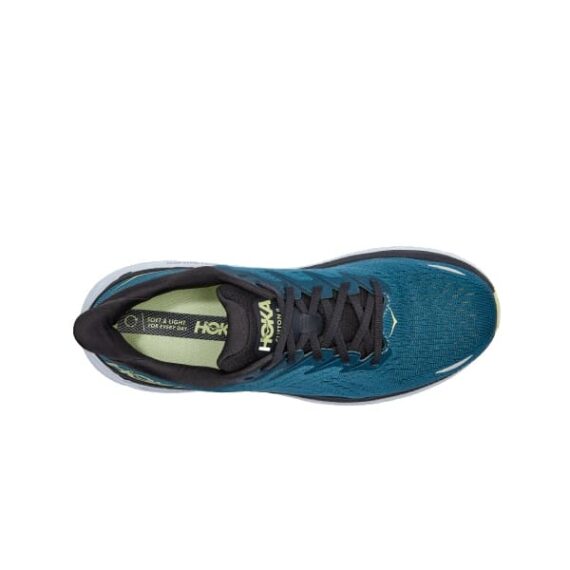 ⁦נעלי הוקה - HOKA Clifton 8 Blue White⁩ – תמונה ⁦3⁩