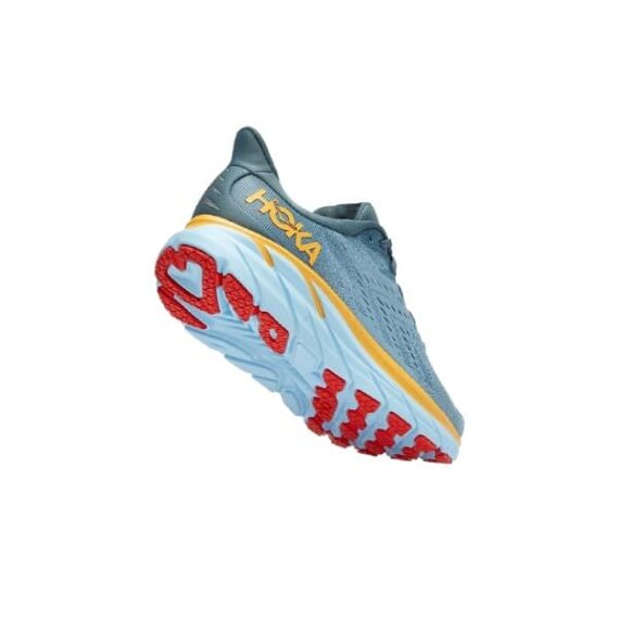 ⁦נעלי הוקה - HOKA Clifton 8 Grey Yellow⁩ – תמונה ⁦4⁩