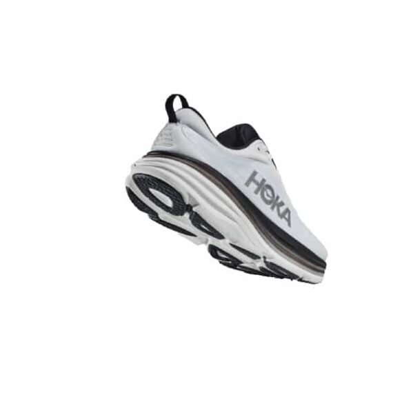 ⁦נעלי הוקה - HOKA Bondi 8 White Black⁩ – תמונה ⁦3⁩