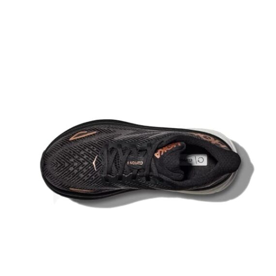 ⁦נעלי הוקה - HOKA Clifton 9 Black⁩ – תמונה ⁦3⁩