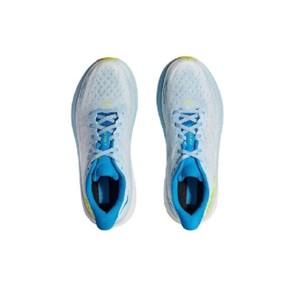 ⁦נעלי הוקה - HOKA Clifton 9 White blue⁩ – תמונה ⁦3⁩