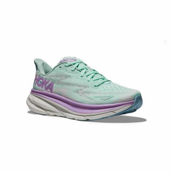 ⁦נעלי הוקה - HOKA Clifton 9 Purple Green⁩ – תמונה ⁦6⁩