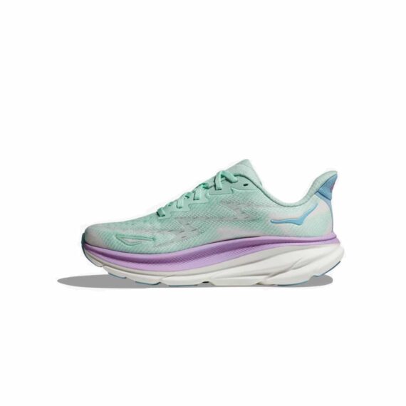 ⁦נעלי הוקה - HOKA Clifton 9 Purple Green⁩ – תמונה ⁦7⁩