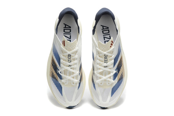 ⁦נעלי אדידס-ADIDAS ADIZERO ADIOS PRO 3 White Blue Sand⁩ – תמונה ⁦6⁩