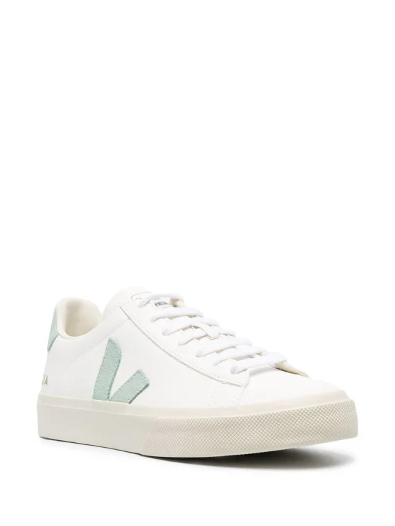 ⁦נעלי וג'ה - VEJA SHOES Off White Green⁩ – תמונה ⁦2⁩