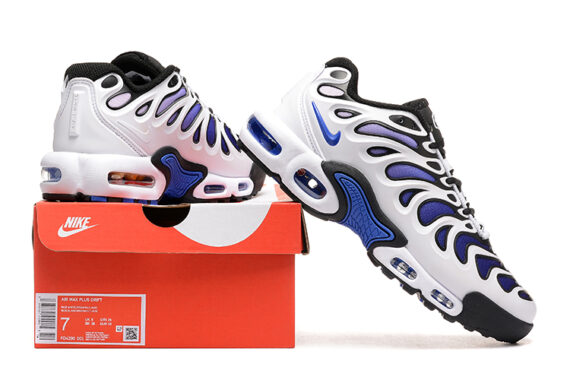 ⁦נעלי נייק- NIKE AIR MAX PLUS DRIFT White Blue⁩ – תמונה ⁦4⁩